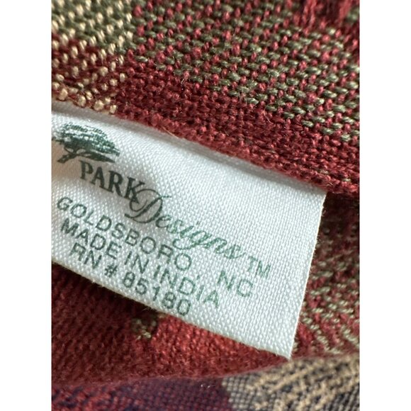 Park Designs Set of 4 Placemats Multicolor Fall Leaves Rustic Farmhouse holiday - Picture 4 of 6